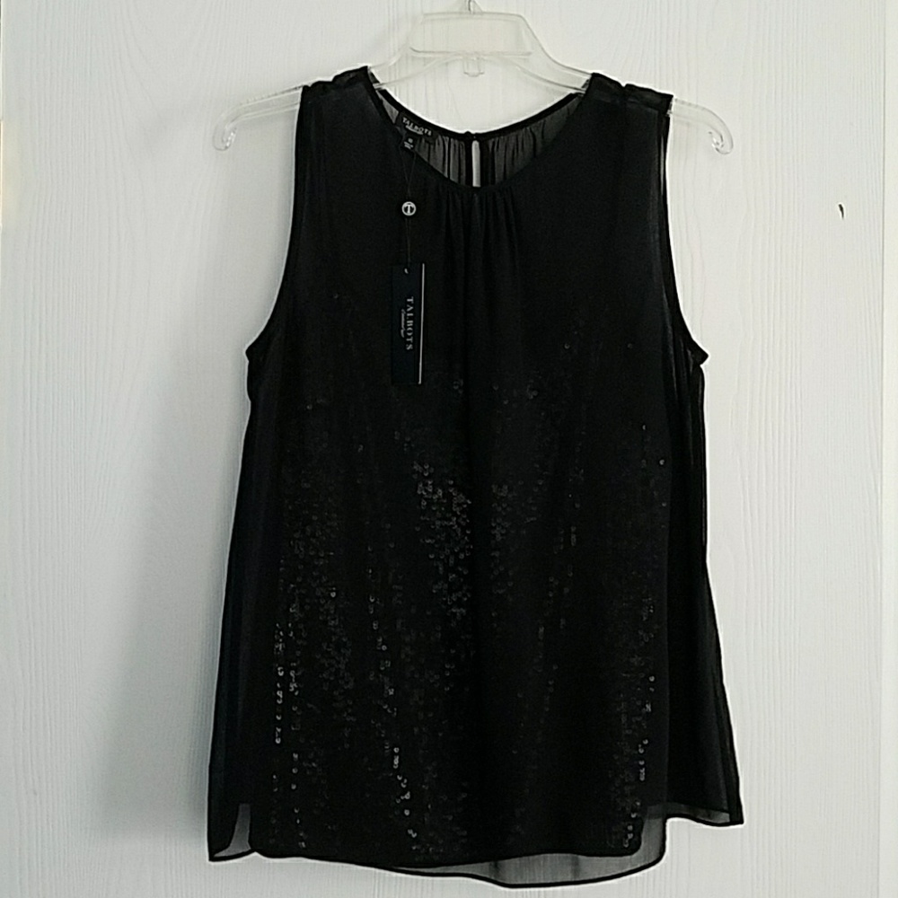 Talbots Special Occasion s/l blouse, NWT